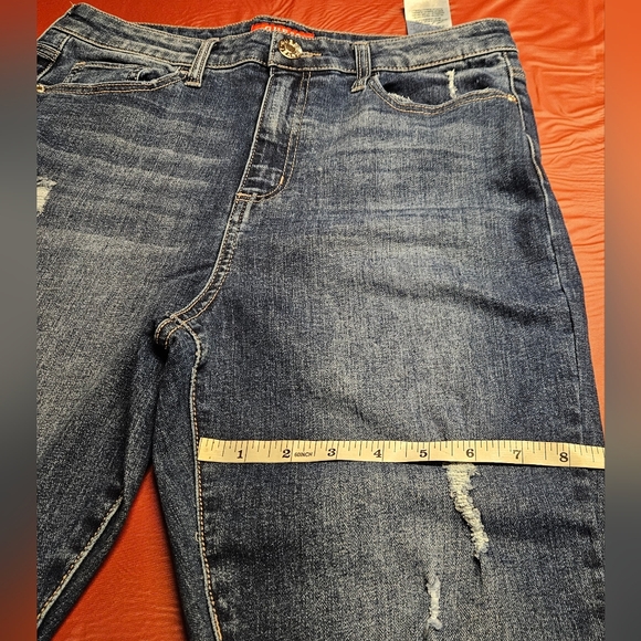 Guess Los Angeles Skinny Straight Distressed High Rise sz31 E.U.C. - Picture 9 of 11